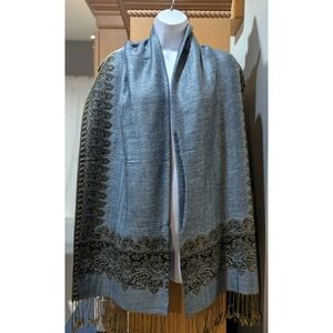 Pashmina Multicolor Scarf Wrap Pashmina And Silk Shawl